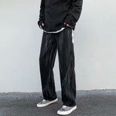 Men Jeans Loose Straight Straight-Leg Wide-Leg Pants